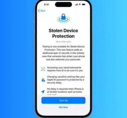 江门苹果授权维修店分享被盗设备保护功能开启方法 