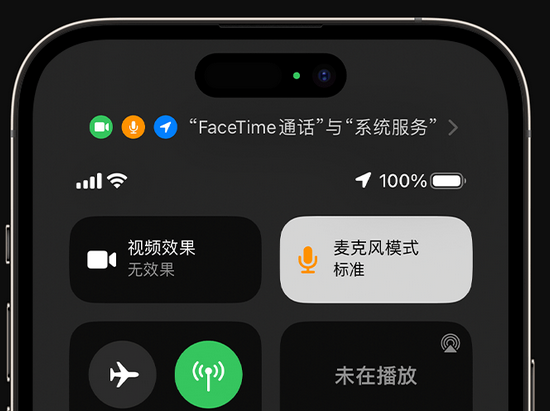 江门苹果授权维修网点分享iPhone在通话时让你的声音更清晰 