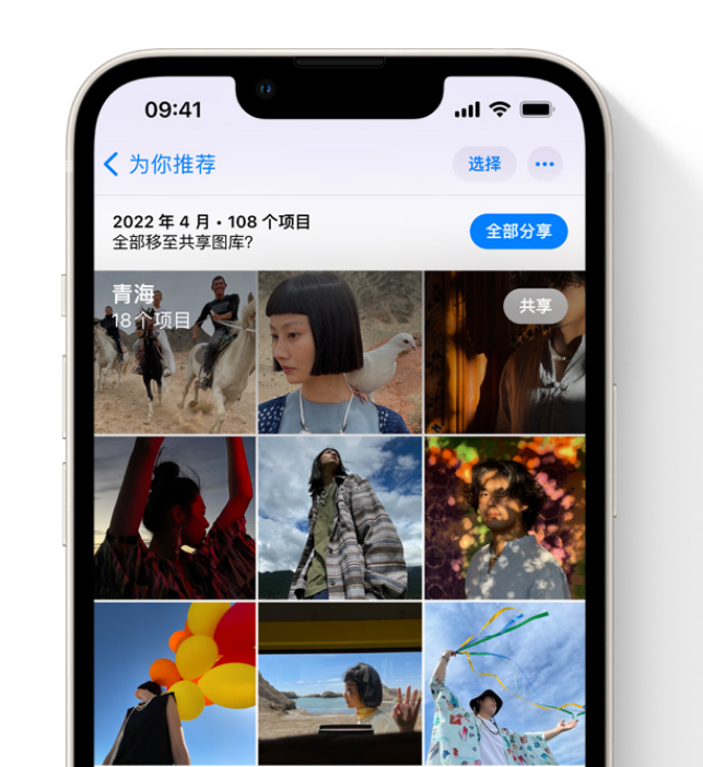 江门苹果维修网点分享在 iPhone 上使用共享图库 