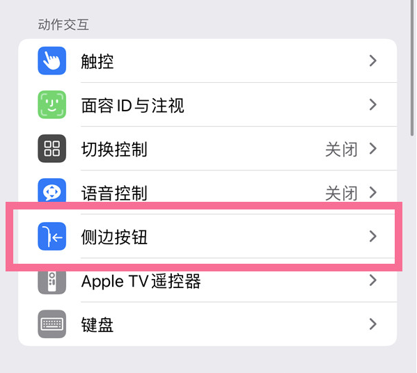 江门苹果14维修店分享iPhone14 Plus侧键双击下载功能关闭方法 