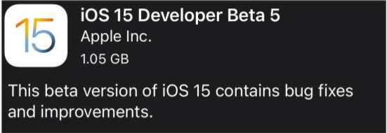 江门苹果手机维修分享如何升级到iOS15.0 beta5 